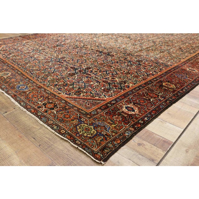 Late 19th Century Late 19th Century Antique Persian Farahan Rug, 07'07 X 12'04 For Sale In Dallas - Image 6 of 9