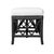 Wood Lillian Bench - Black For Sale - Image 7 of 8
