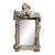 Baroque Style Italian Carved Cherub Wall Mirror For Sale