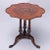 Wood Early 20th Century Heron Satinwood Marquetry Scalloped Triple Pedestal Side Tables - a Pair For Sale - Image 7 of 13