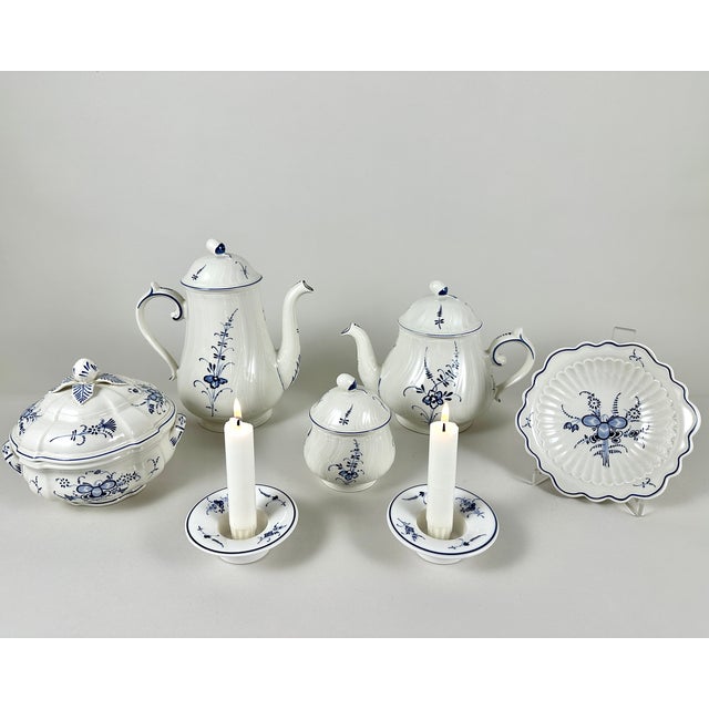 Ceramic Vintage Luxembourg Vitro-Porcelain Tea Service from Villeroy & Boch, 1970s, Set of 39 For Sale - Image 7 of 11