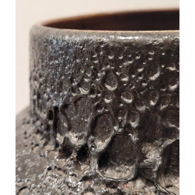 German Fat Lava Ceramic Vase from Scheurich Keramik, Germany, 1950s For Sale - Image 12 of 17