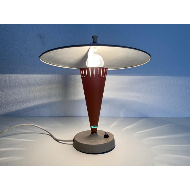 Mid-Century Table Lamp Made in the GDR, 1960s For Sale - Image 9 of 10