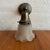 Dating from the early 20th century, this industrial wall sconce features a steel pipe arm paired with a grid pattern...