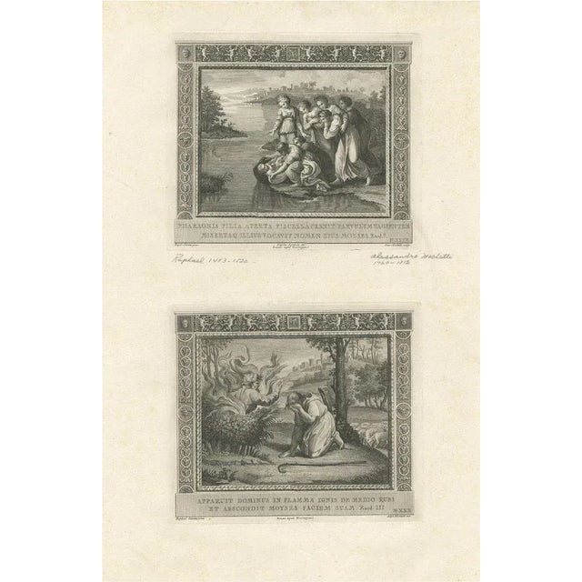 A. Mochetti, The Nativity of Christ & Pharaohs Dream, 1850, Paper For Sale - Image 6 of 6