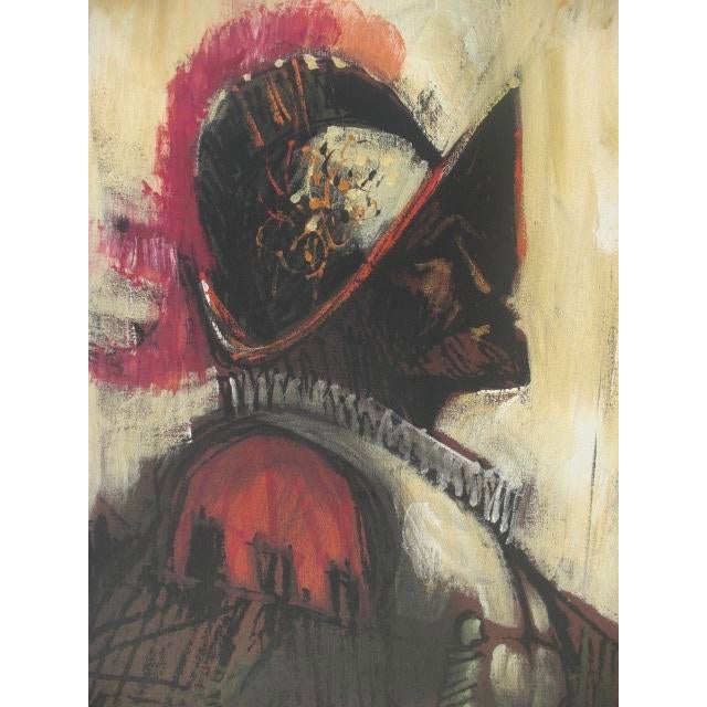 Mid 20th Century Mid 20th Century Mid Century Modern "Conquistador" by Lee Reynolds, Framed For Sale - Image 5 of 10