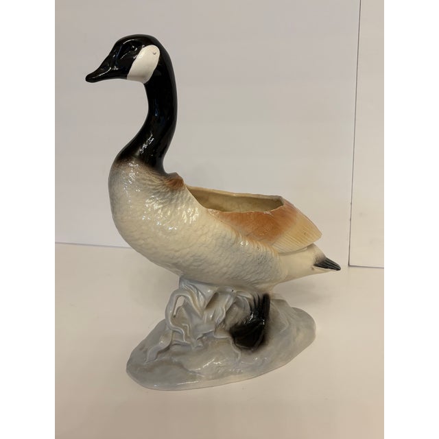 1970s Vintage Canada Goose Planter For Sale - Image 5 of 5