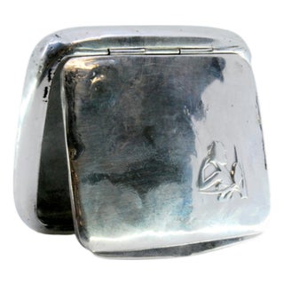 Silver Snuffbox in Art Nouveau Style For Sale