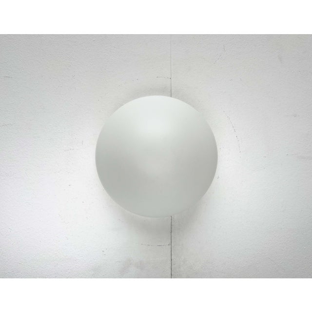 Silver Mid-Century Modern Minimalist Ceiling or Wall Lamp by Wilhelm Wagenfeld for Lindner, Germany, 1950s For Sale - Image 8 of 18