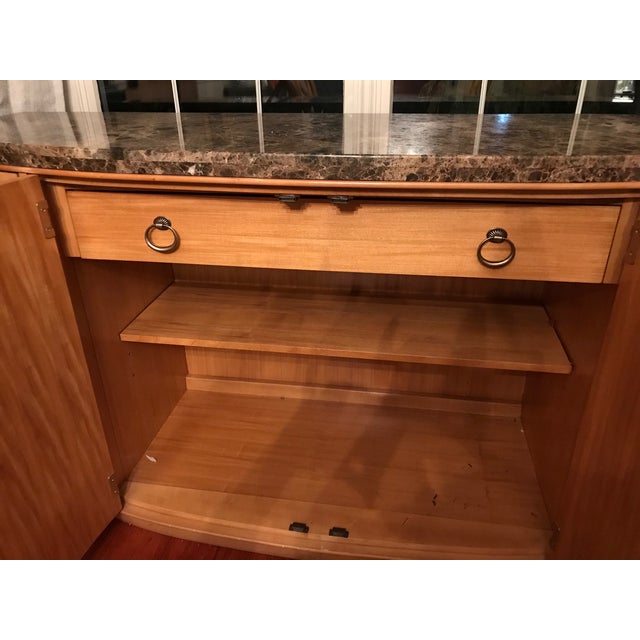 Thomasville Bogart Luxe Collection Burl Wood and Glass Buffet Chairish