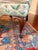1980s Woodmark Originals Queen Anne Style Crewelwork Wing Chair Mary Webb Wood For Sale - Image 4 of 5