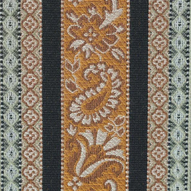 This elaborately detailed, multi-color showstopper is the perfect upholstery weight stripe. It‚Äôs a wonderfully pattern...