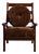 19th Century France Tan Wood Armchair For Sale