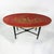 Early 21st Century Vintage Chinoiserie Red Coffee Table With Hand-Painted Figures For Sale - Image 5 of 17