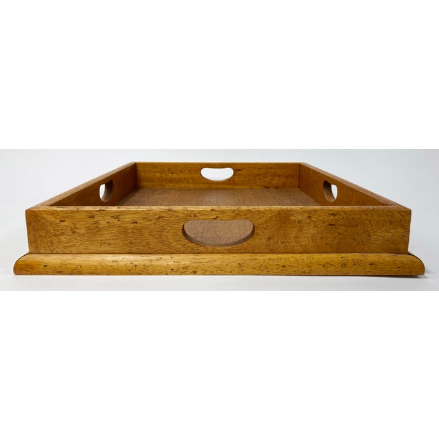 Wood Vintage Large Ralph Lauren Handled Wood Tray For Sale - Image 7 of 11