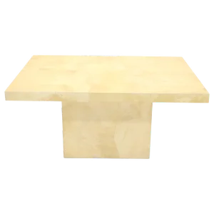Lacquered Parchment Goat Skin Dining Conference Table