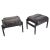 Set of Stools in Wood and Leather from Stilla Lux, Former Czechoslovakia, 1980s For Sale - Image 9 of 9