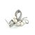 Late 20th Century Mikimoto Estate Akoya Pearl Brooch Pin Sterling Silver 7 MM For Sale - Image 9 of 10