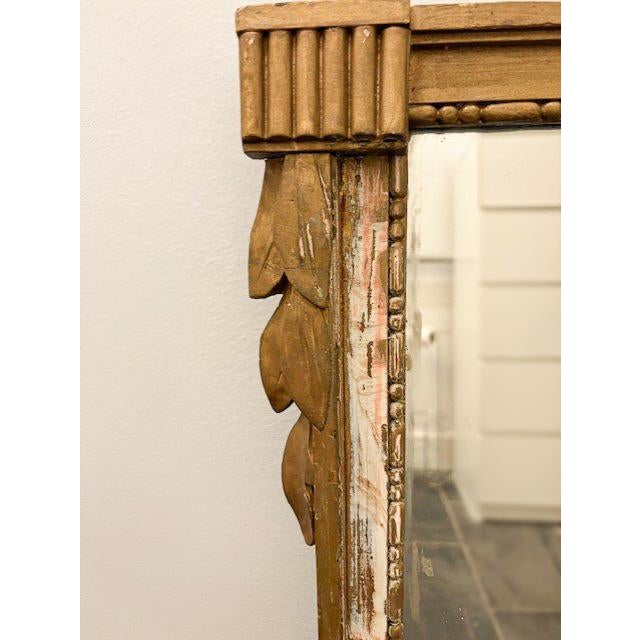 Mid 20th Century Friedman Brothers Gold-Painted Wooden Mirror For Sale In New York - Image 6 of 7