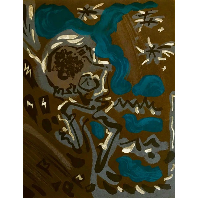 Artist: Andre Masson Country: France Title: Untitled 5 Medium: Original Lithograph Marks: Not signed, not numbered Paper:...