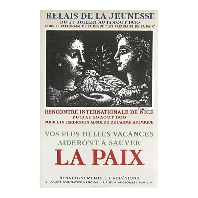 Picasso Lithograph 61 Relais De Jeunesse 1959 For Sale