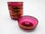 Cranberry Red Murano Glass Bowls attributed to Seguso, 1960s, Set of 6 For Sale - Image 10 of 10