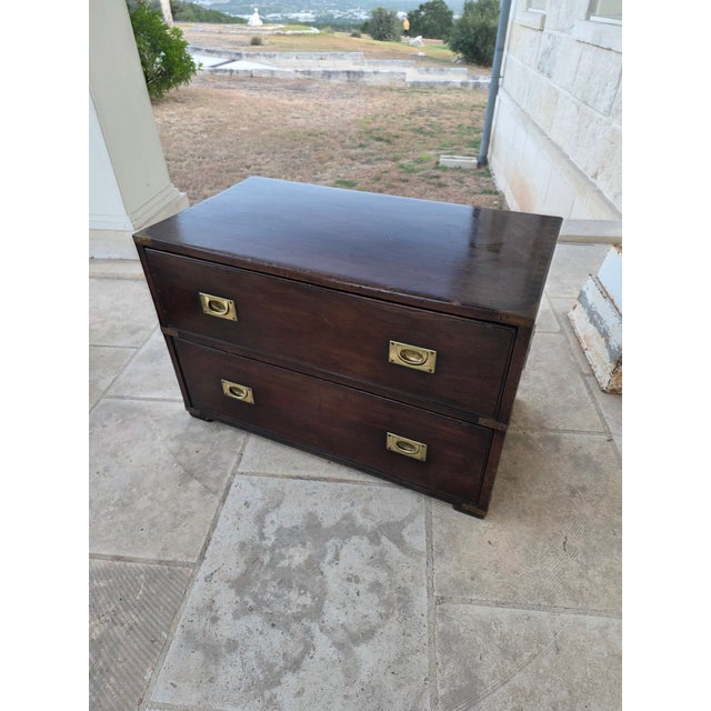 Early 20th Century English Campaign Chest For Sale - Image 14 of 17