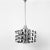 Chromed Steel and Aluminum Cyclone Pendant by Max Sauze for Sciolari, 1960s For Sale - Image 10 of 10