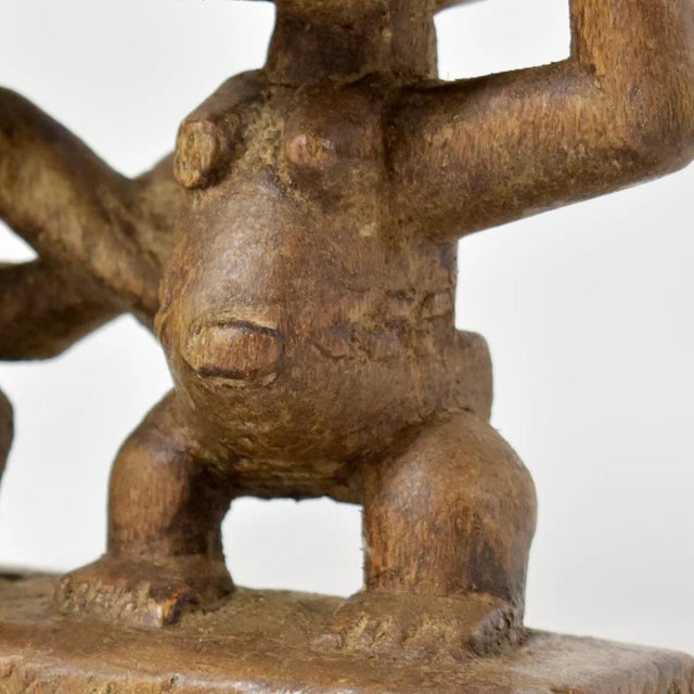 Early 20th Century Early 20th Century Luba Figural Miniature Headrest For Sale - Image 5 of 7