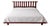 Double Bed in Bulgarian Red Leather and Metal, 1960s For Sale