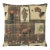 Hunting Brown Tartan Tapestry Cushion With Feather Filler - 46x46cm (18"x18") For Sale