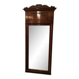 Antique Rosewood Frame Mirror For Sale