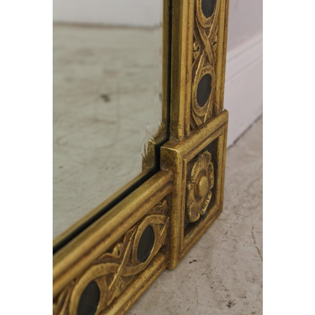 Labarge Regency Style Gold Framed Rectangular Mirror | Chairish