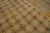 Early 20th Century 1900s Brown Geometric Folk Art Antique American Hooked Rug Knotted Wool Carpet For Sale - Image 5 of 9