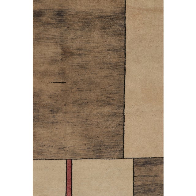 Art Deco Vintage Zeki Müren Rug With Bold Cubist Deco Geometric Patterns - Rug & Kilim For Sale - Image 3 of 8