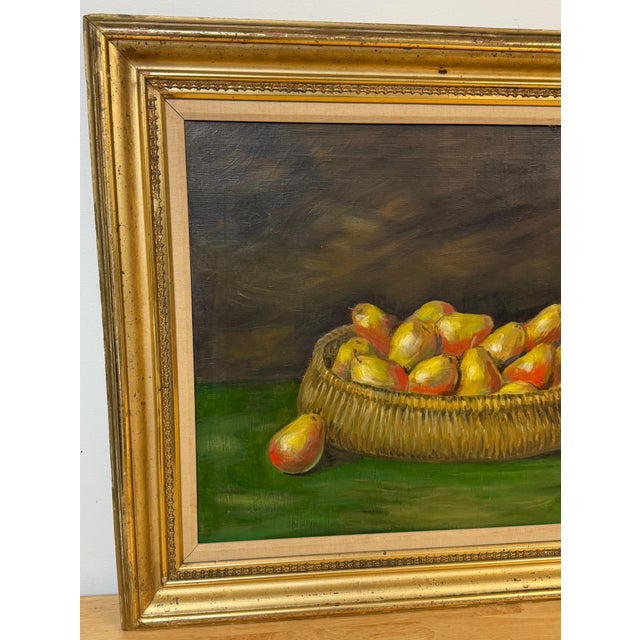 Walt Kuhn (1877–1949) Still Life with Pears in Basket, 1947 For Sale - Image 9 of 15