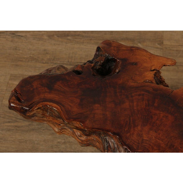 Wood Mid Century Modern Live Edge Driftwood Coffee Table For Sale - Image 7 of 12