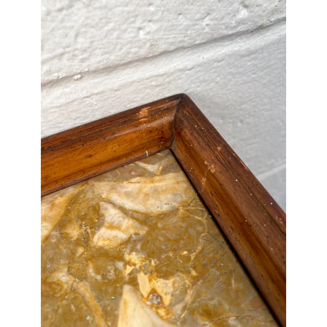 Early 20th Century French Marble Top Corner Table For Sale - Image 11 of 13