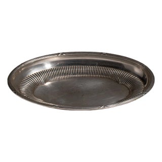 Early 20th Century France Gray Silver Platter For Sale