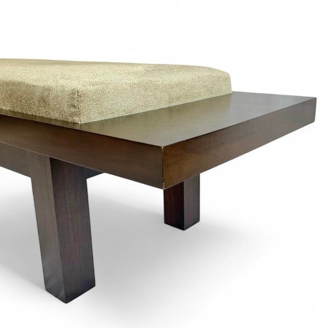 Early 21st Century Christian Liaigre ‘Cordovan’ Bench For Sale - Image 5 of 9