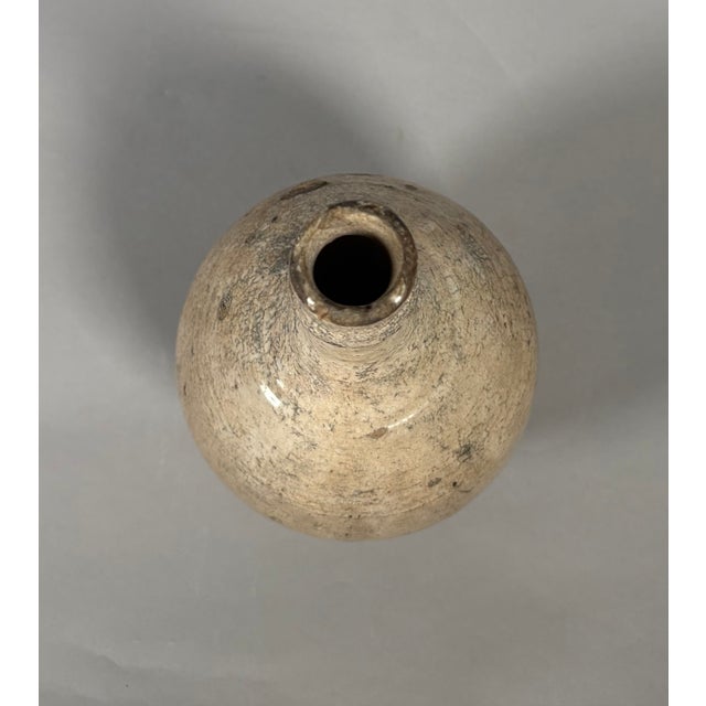 Chinese Vase Bouteille en Grès Craquelé Dynastie Song (960 - 1279) Chine For Sale - Image 3 of 5