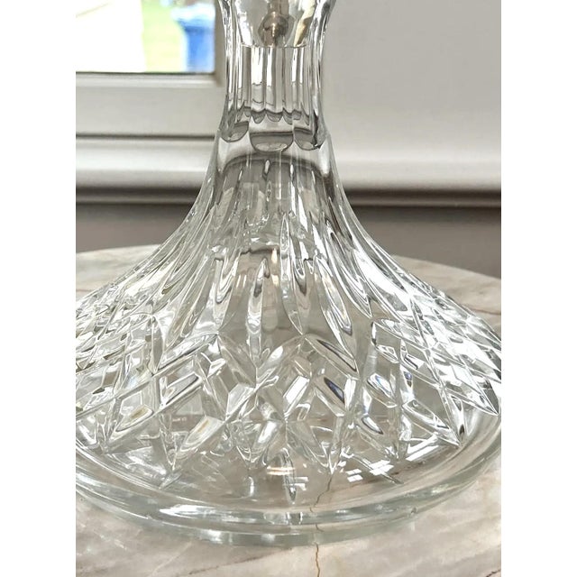 Waterford Vintage Crystal Cut Ship Captain Decanter, Waterford Style For Sale - Image 4 of 6