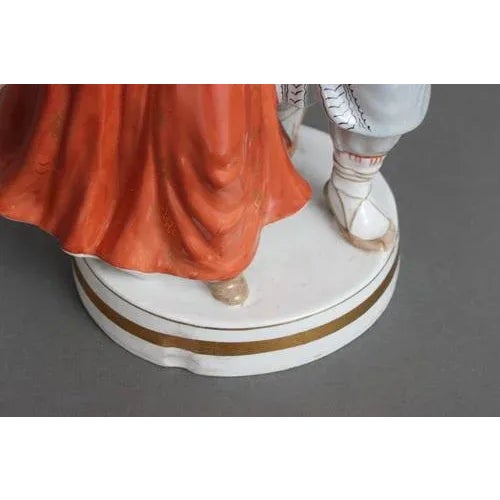 National Son with National Daughter Porcelain Figure For Sale - Image 6 of 9