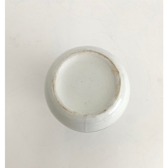 White English Ironstone Inhaler Vase For Sale - Image 8 of 8