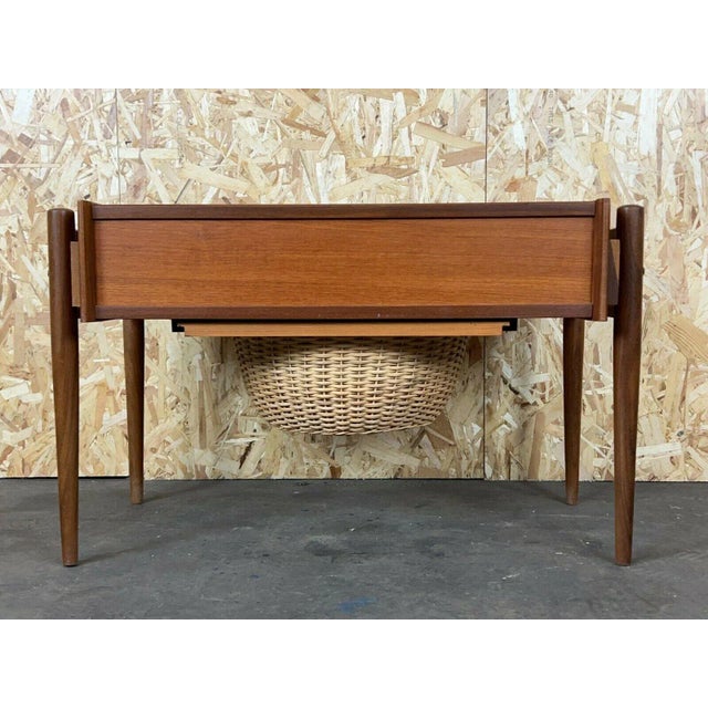 60s 70s Teak Sewing Box Side Table Mid Century Danish 60S 70S Item: sewing box Manufacturer: Condition: good - vintage...
