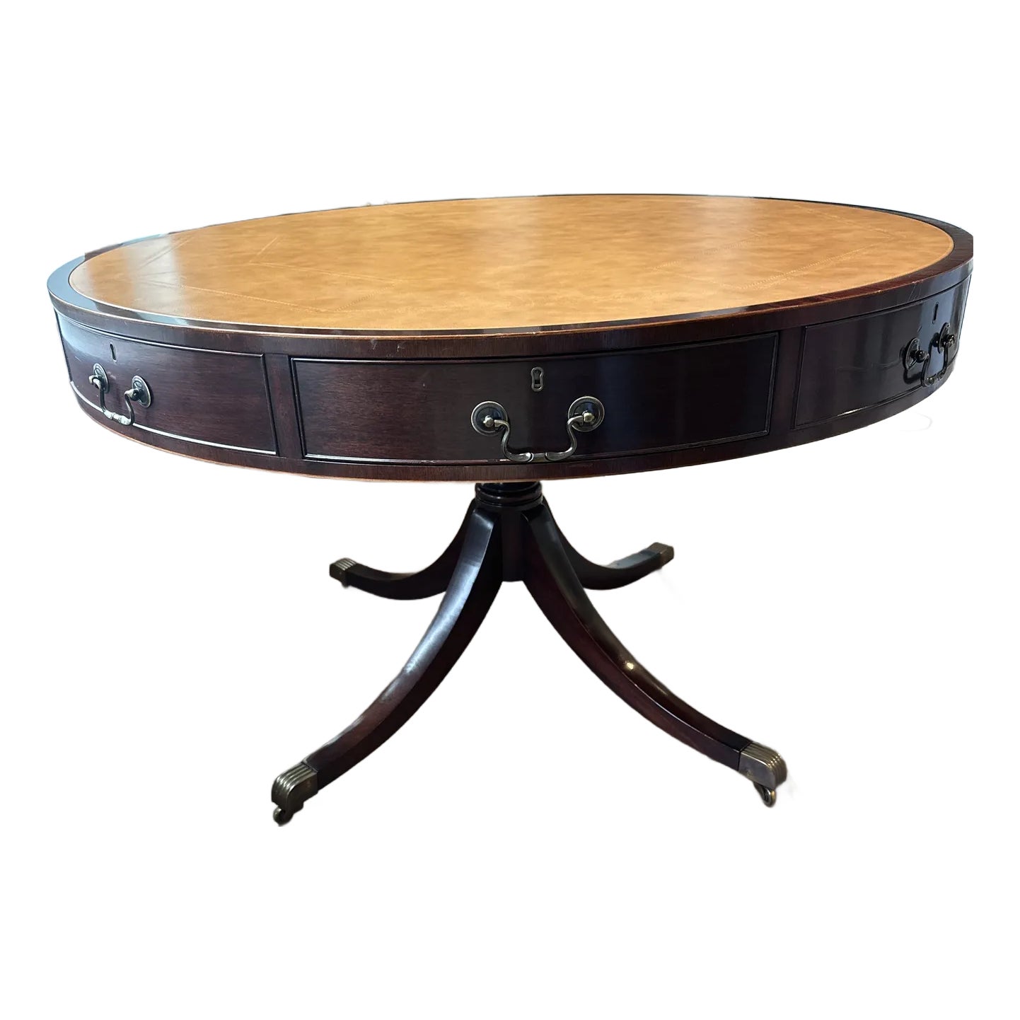 1980s Kittenger Round Rent Table | Chairish