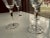 1970s Vintage Floral Etched Clear Wine Glasses Set of 4 For Sale - Image 5 of 7