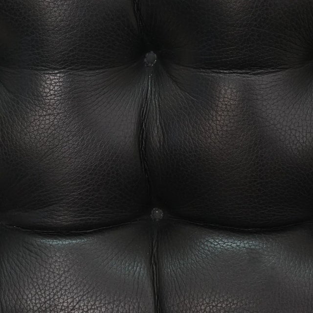Mid 20th Century Mid 20th Century Pair of Beech and Leather Lounge Chairs For Sale - Image 5 of 10