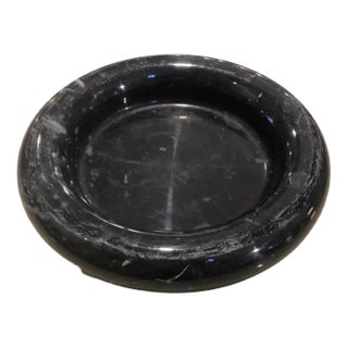 Mid-Century Modern Italian Ashtray in Black Marble by Angelo Mangiarotti, 1967 For Sale