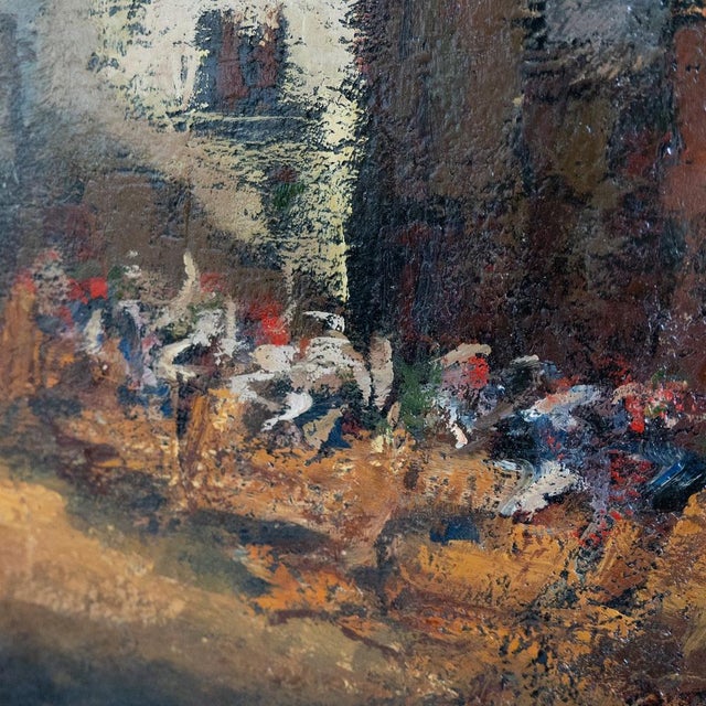 Juan Escoda Corominas, Bull Ring, 1950s, Oil on Canvas For Sale - Image 4 of 10